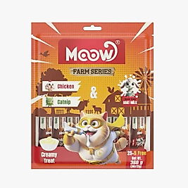 Moow Tavuklu & Kedi Naneli Keçi Sütlü Kedi Krema 12gr x 30'lu