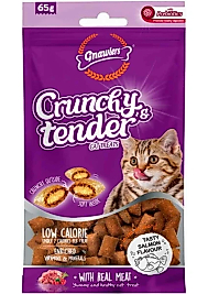 Gnawlers Kedi Ödülü Crunchy & Tender Somonlu 65 gr (4 ADET)