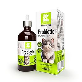 Kediler İçin Probiyotik Sıvı Takviye – Nanbell Probiotic Liquid Cat 100 ml