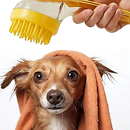 KEDİ-KÖPEK- EVCİL HAYVAN YIKAMA FIRÇASI