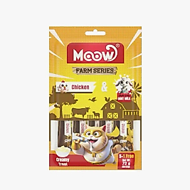 Moow Tavuklu Keçi Sütlü Kedi Krema 12gr x 6