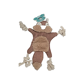 Kedi Ve Köpekler İçin İthal Öten İpli Hışır Oyuncak Sincap