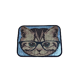 Elekli Tuvalet Önü Desenli Kedi Kumu Paspası