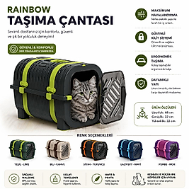 🐾 Rainbow Taşıma Çantası