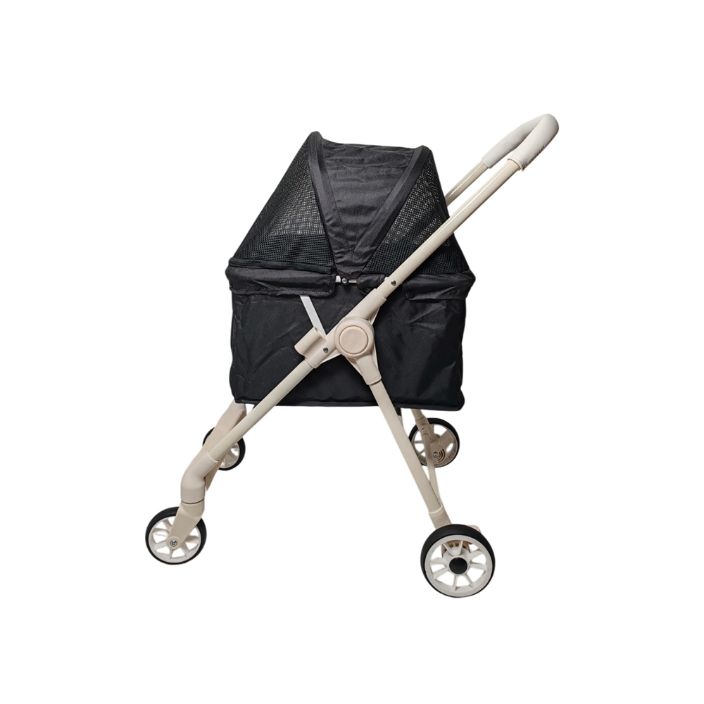 Zampa Hamilton Kedi & Köpek Arabası, Siyah, 50x68x90 cm