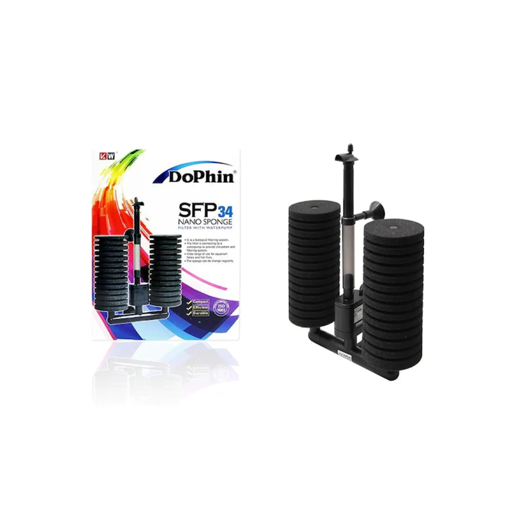 Dophin SFP 34 Nano Sponge Motorlu Pipo Filtre