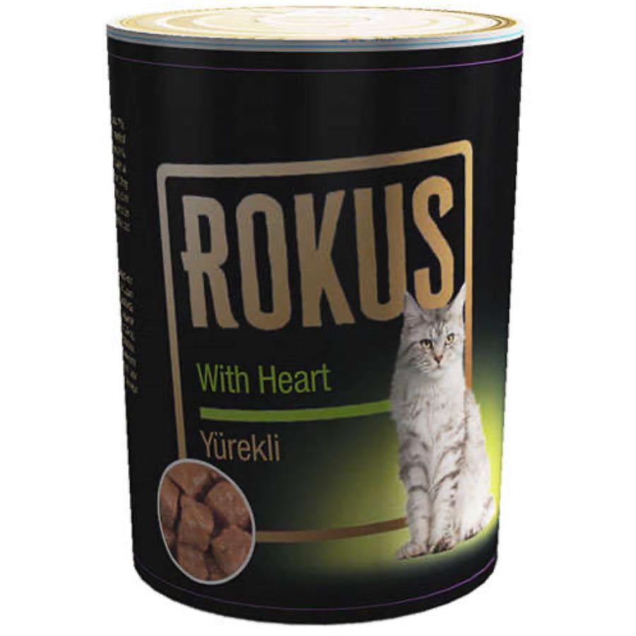 Rokus Yürek ve Et Parçalı Kedi Konservesi 410 Gr