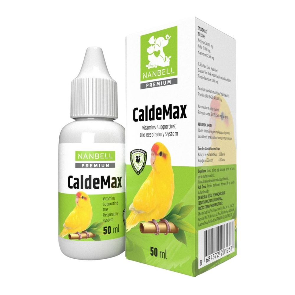 CaldeMax – Nanbell Premium Kalsiyum Takviyeli Solunum Sistemi Vitaminleri (30 ml)