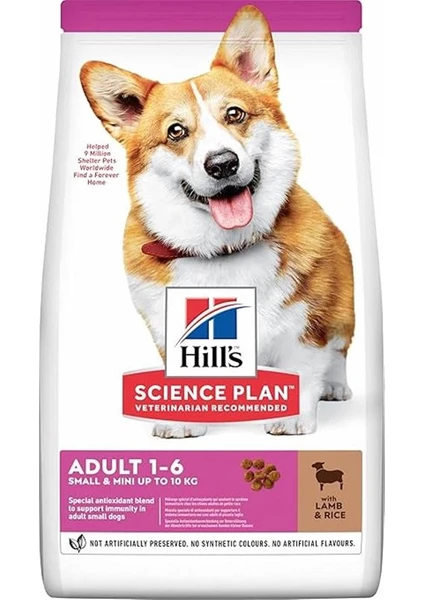 Hill's Sp Kuzulu ve Pirinçli Küçük ve Mini Irk Yetişkin Köpek Maması 1,5 kg