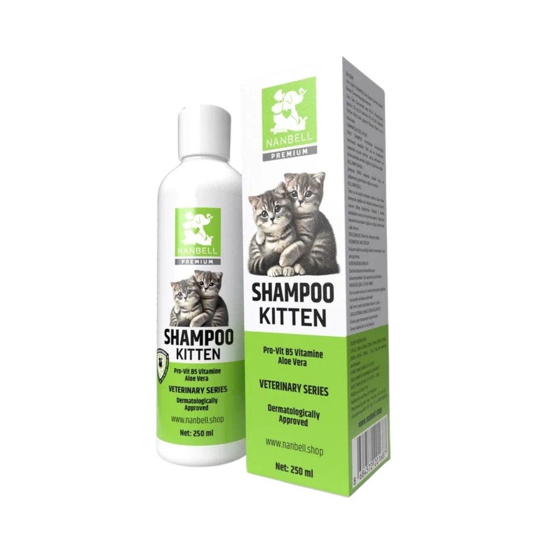 Nanbell Kitten Kedi Şampuanı 250 ml – Yavru Kediler İçin Hassas ve Nazik Bakım