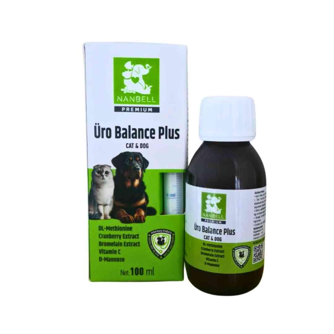 Nanbell Üro Balance Plus Cat & Dog – İdrar Yolu Sağlığı ve pH Dengeleyici Takviye (100 ml)