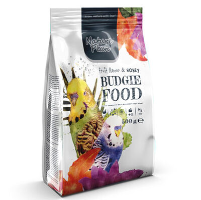 Nature Plan Meyve Aromalı ve Ballı Muhabbet Kuşu Yemi 500 Gr